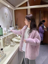 画像をギャラリービューアに読み込む, 落ち込んだ日も優しく包む、ふわとろシャギーカーディガン_K0255