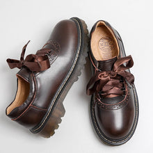 画像をギャラリービューアに読み込む, 【数量限定復刻】秋の街角で静かに輝く本革リボンローファー_K0237