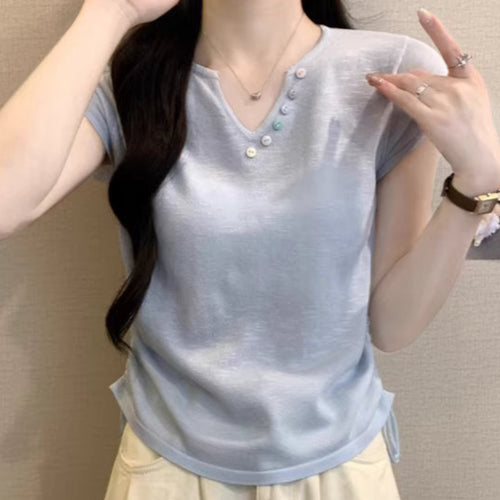 彼と分け合ったアイスの味が忘れられない夏のTシャツ_K0152