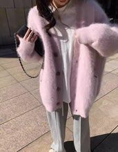 画像をギャラリービューアに読み込む, 落ち込んだ日も優しく包む、ふわとろシャギーカーディガン_K0255