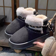 画像をギャラリービューアに読み込む, 彼と手をつないで紅葉並木を歩く午後にそっと寄り添う、ぬくもり揺れるふわもこショートブーツ _K0225