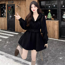 画像をギャラリービューアに読み込む, 雪景色の街で手を繋ぎたくなる、恋が加速するミニ丈コート_K0256