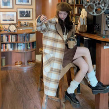 画像をギャラリービューアに読み込む, ロンドンの郊外に住む女の子のリバーシブルダッフルコート_K0227