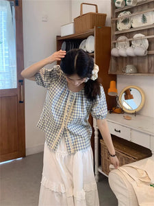 【2点セット】レトロな雑貨屋さんを巡る休日コーデセット_K0018