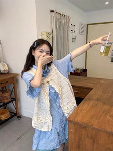 風鈴の音が遠くで鳴る日、やさしい重ね着で迎える朝ごはん時間_K0107