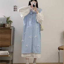 画像をギャラリービューアに読み込む, 彼とゆっくり話す時間のためのガーリーなリボンワンピース_K0271