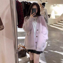 画像をギャラリービューアに読み込む, 落ち込んだ日も優しく包む、ふわとろシャギーカーディガン_K0255