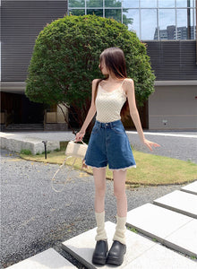 彼と初めてケンカした帰り道で履いていたデニムパンツ_K0125