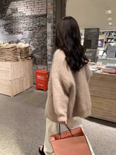 画像をギャラリービューアに読み込む, 落ち込んだ日も優しく包む、ふわとろシャギーカーディガン_K0255