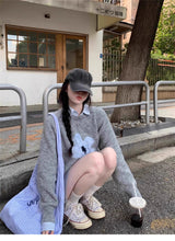 画像をギャラリービューアに読み込む, 待ち合わせで見つけた瞬間、ときめきが花開くニット _K0246