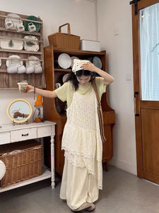【3点セット】草原を駆ける風と遊ぶナチュラルコーデセット_K0017
