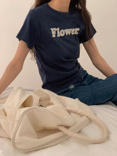 画像をギャラリービューアに読み込む, お花屋さんのお姉さんに褒められたレースレタリングTシャツ_N2439