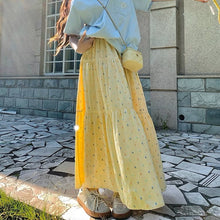 画像をギャラリービューアに読み込む, 日差しが気持ちい公園でうたた寝した日のチェックドットティアードスカート_N2424