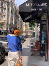 画像をギャラリービューアに読み込む, パリのおしゃれなお洋服屋さんを巡る日のニットトップス_N1564