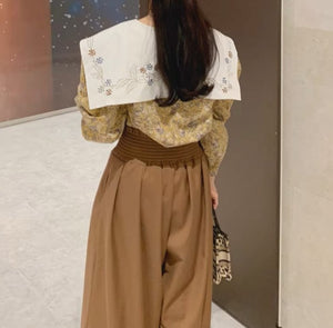 高円寺の古着屋さんで見つけたブラウス_N1457