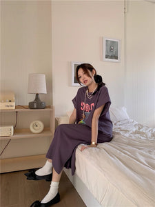 レトロポップが気分なＴシャツワンピース_N1364
