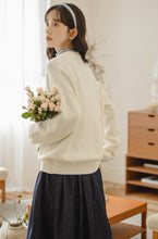 画像をギャラリービューアに読み込む, アート教室に通う女の子のフラワーデザインニット_N1712