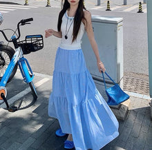 画像をギャラリービューアに読み込む, 日差しが気持ちい公園でうたた寝した日のチェックドットティアードスカート_N2424