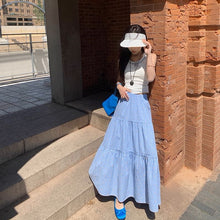 画像をギャラリービューアに読み込む, 日差しが気持ちい公園でうたた寝した日のチェックドットティアードスカート_N2424
