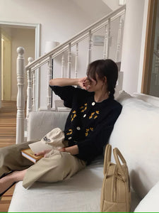 お花が好きな心優しいあの子のカーディガン_N1556