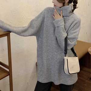 素敵な彼のお姉さんがプレゼントしてくれたハイネックニット_N0883