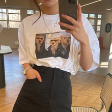 画像をギャラリービューアに読み込む, イケてる犬たちのTシャツ_N0993