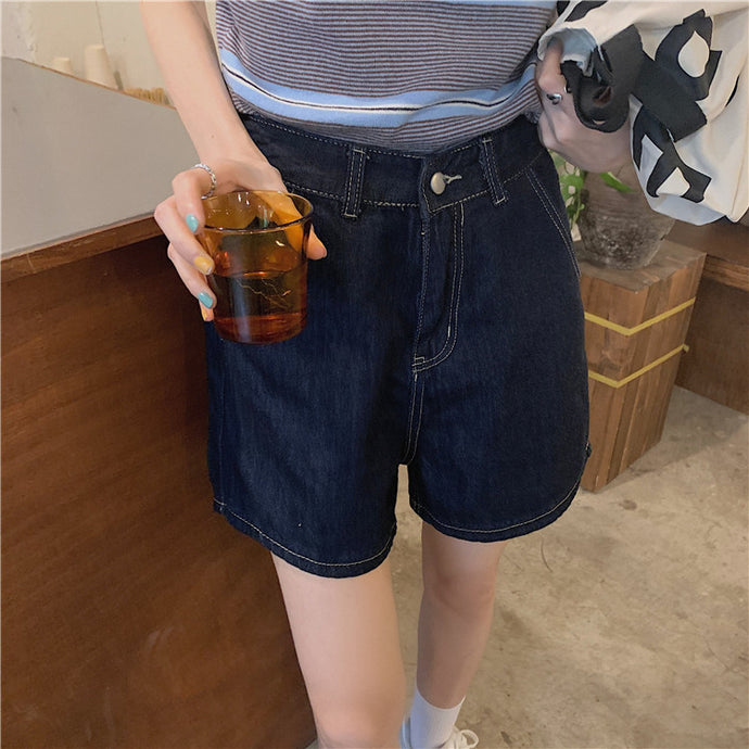 ごきげんなあの子のデニムショートパンツ_N1003
