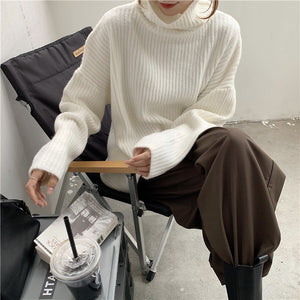 素敵な彼のお姉さんがプレゼントしてくれたハイネックニット_N0883